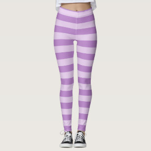 purple stripes pattern tights