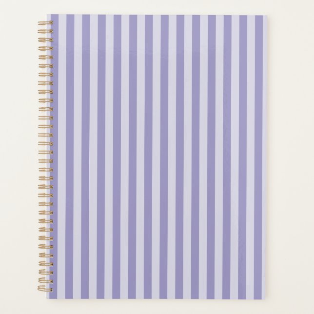 Purple Stripes Planner (Front)