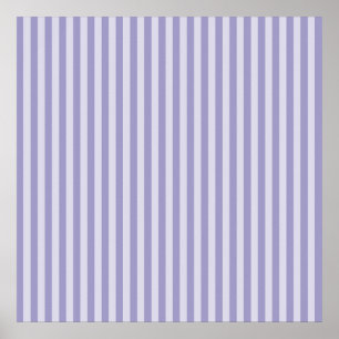 Purple Stripes Poster
