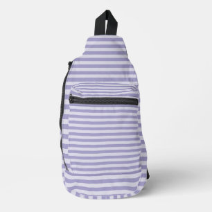 Purple Stripes Sling Bag