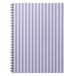 Purple Stripes Spiral Photo Notebook