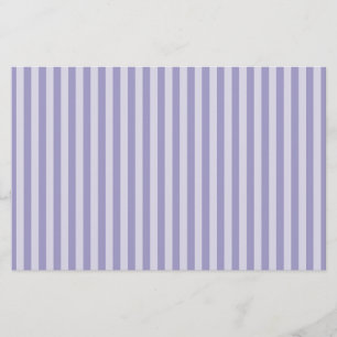 Purple Stripes Stationery