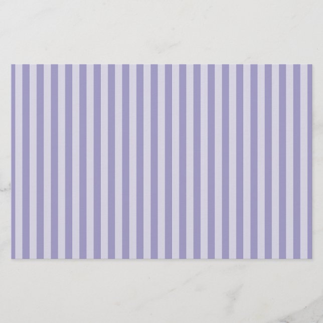 Purple Stripes Stationery (Front)