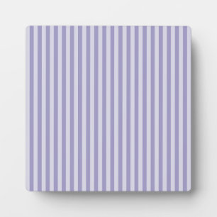 Purple Stripes Tabletop Plaque with Easel