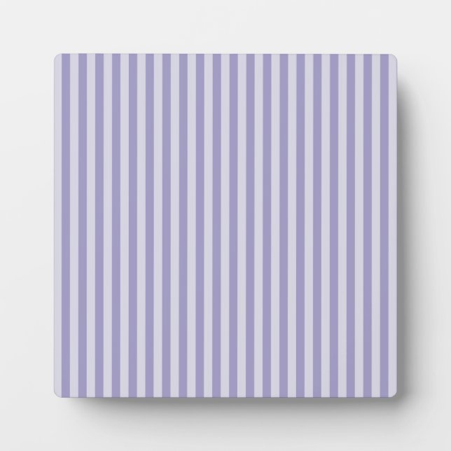 Purple Stripes Tabletop Plaque with Easel (Front)