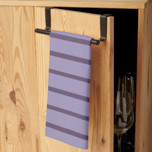 Purple Stripes  Tea Towel