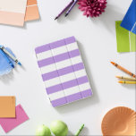 Purple Stripes, White Stripes, Striped Pattern iPad Mini Cover<br><div class="desc">Elegant,  stylish and sophisticated stripes in purple and white colour. Modern and trendy gift,  perfect for the stripes lover in your life.</div>