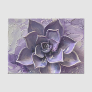Purple Succulent Tissue Paper