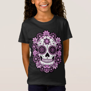 Purple Sugar Skull T-Shirt