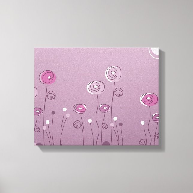 Purple Summer Canvas Print (Front)