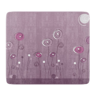 Purple Summer Cutting Board