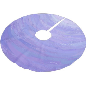 Purple Sun Brushed Polyester Tree Skirt