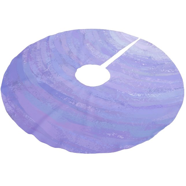 Purple Sun Brushed Polyester Tree Skirt (Angled)