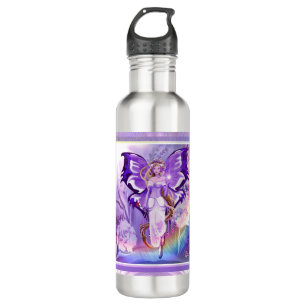 Purple Sun fairy 710 Ml Water Bottle
