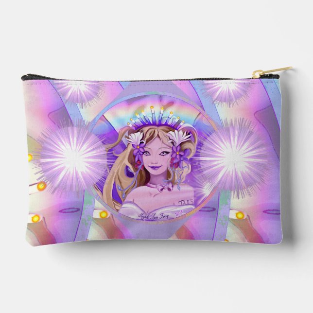 Purple Sun Fairy Accessory Pouch (Back)