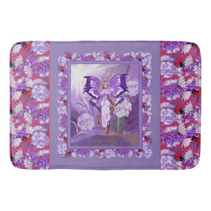 Purple Sun fairy Bath Mat