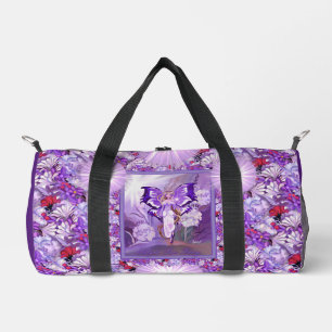 Purple Sun Fairy Duffle Bag