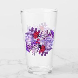 Purple sun Fairy Glass