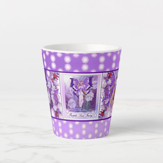 Purple Sun fairy Latte Mug (Front)