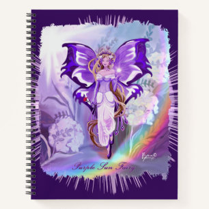 Purple Sun Fairy Notebook