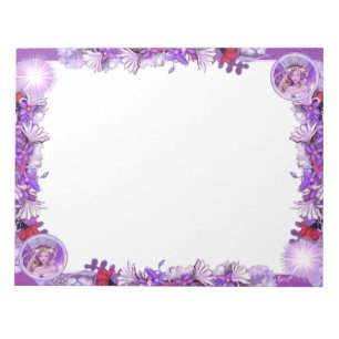 Purple sun Fairy Notepad
