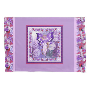 Purple sun Fairy Pillowcase