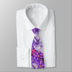 Purple Sun Fairy Tie