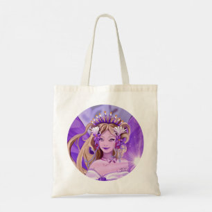 Purple Sun Fairy Tote Bag