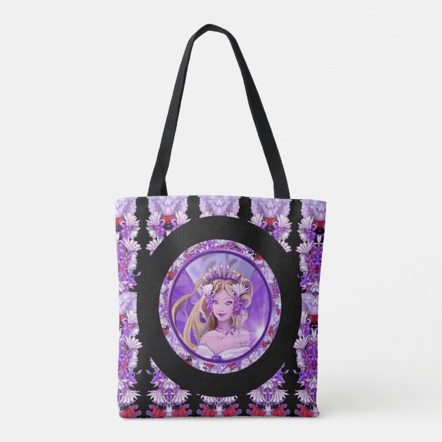 Purple Sun Fairy Tote Bag (Back)