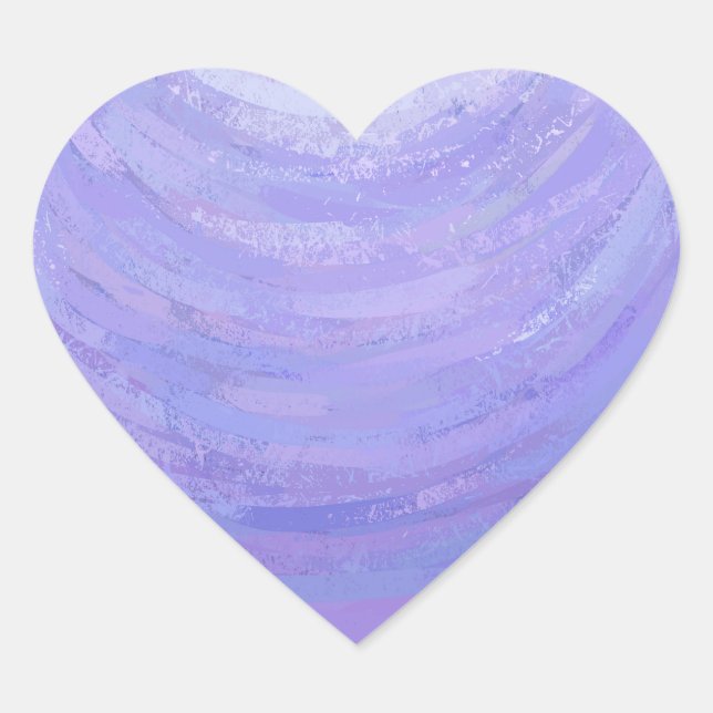 Purple Sun Heart Sticker (Front)