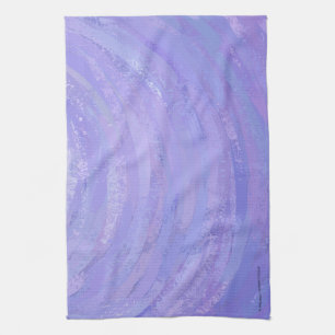 Purple Sun Tea Towel