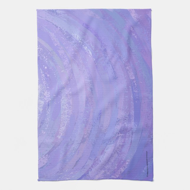 Purple Sun Tea Towel (Vertical)
