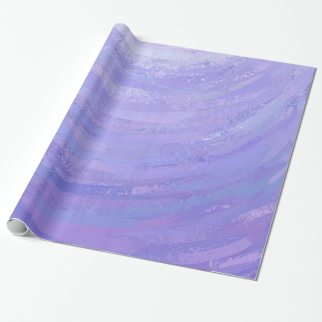 Purple Sun Wrapping Paper (Unrolled)