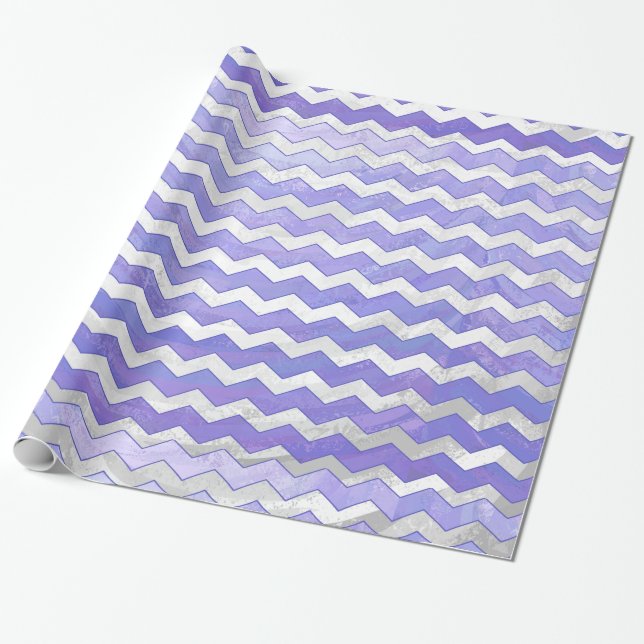 Purple Sun Wrapping Paper (Unrolled)