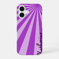 Purple Sunburst "Add Your Name"