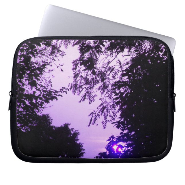 Purple Sunrise Laptop Sleeve (Front)