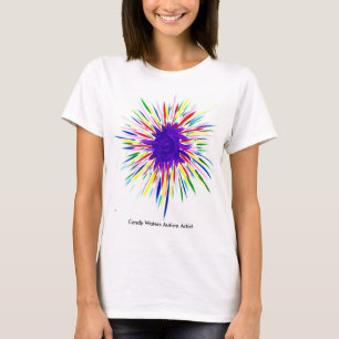 Purple Superhero by Candy Waters Autism Artist T-Shirt