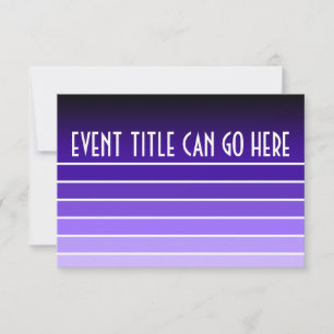 purple swatch invitation