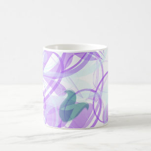 Purple Swirl Designe Coffee Mug