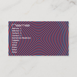 Purple Swirl Eye Tease Business Card