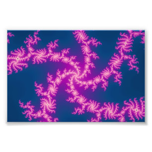 Purple Swirl - Fractal Art Photo Print