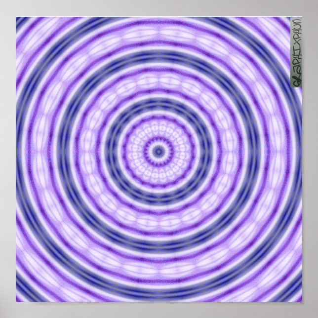 Purple Swirl Poster (Front)
