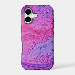 Purple Swirling Abstract Art