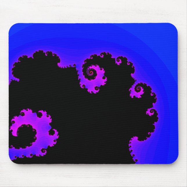 Purple Swirls - Mousepad (Front)