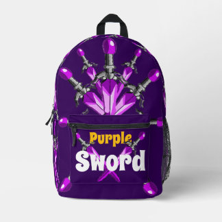  Purple Sword Kids Backpack 