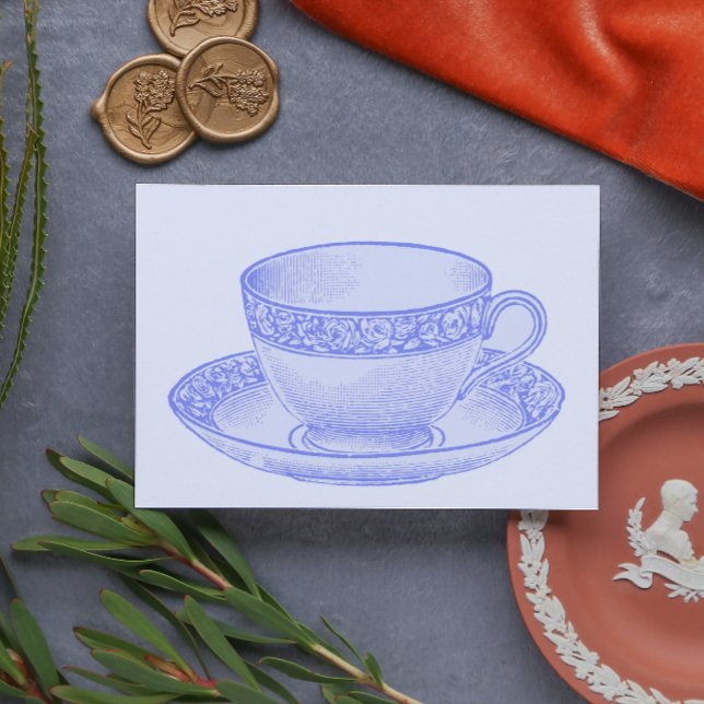 Purple Teacup Postcard (Creator Uploaded)