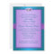 Purple, Teal Floral Hearts Monogram Wedding Invite