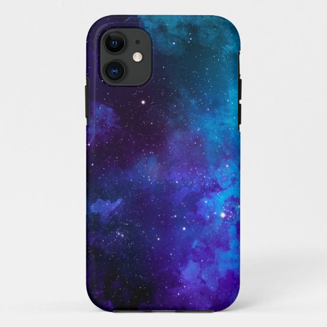Purple Teal Galaxy Case-Mate iPhone Case (Back)