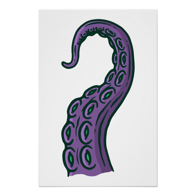 Purple Tentacle Poster (Front)