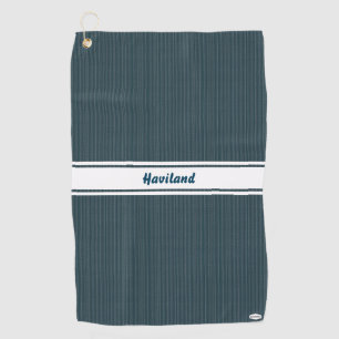 Purple Texture Personalised Golf Towel HAMbWG